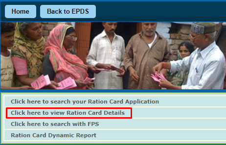 Click here to view Ration Card Details