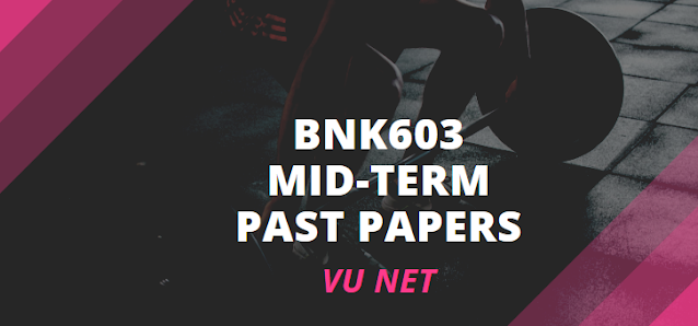 BNK603 Mid-Term Papers Moaaz