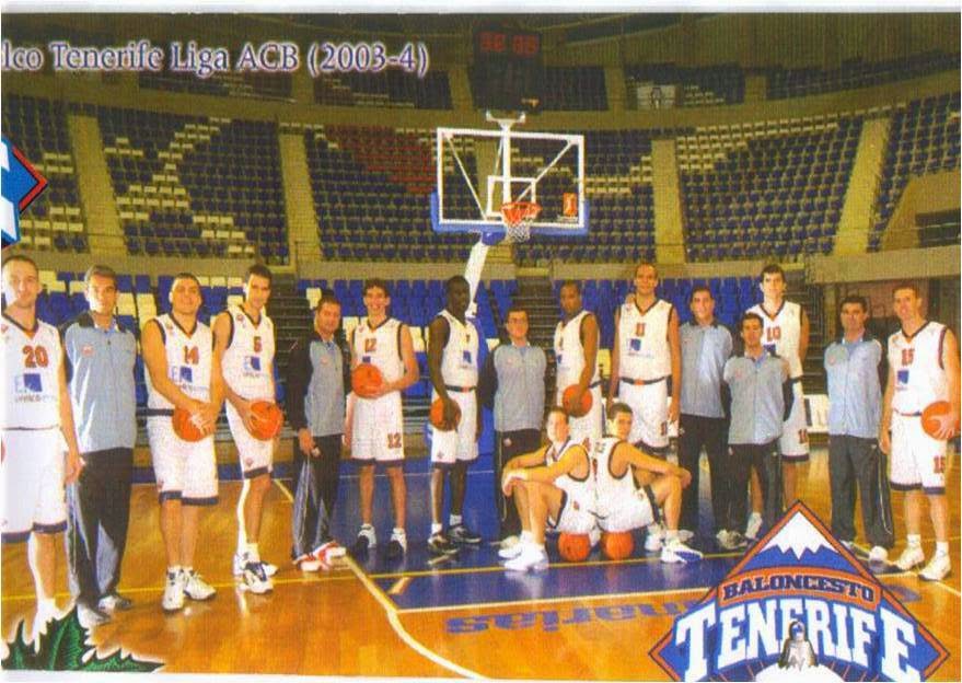 C.B. TENERIFE 2003-2004. Liga ACB