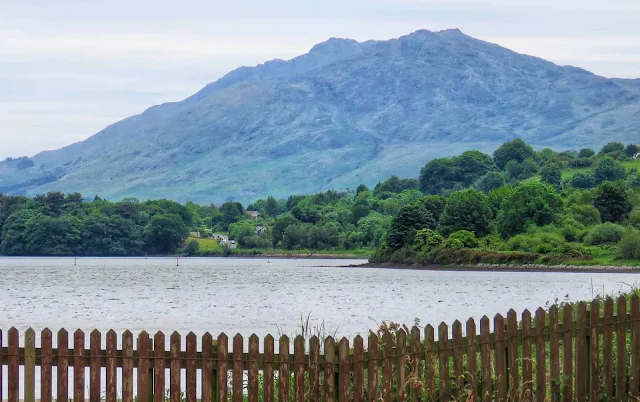 View of the Cooley Mountains from the Greenway