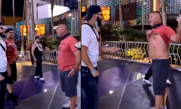 Mexicanos tunden a gringo racista que los insultó en Las Vegas Mexicanos tunden a gringo racista que los insultó en Las Vegas
