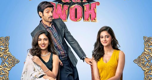 Pati Patni Aur Woh Movie Posters starring Kartik Aaryan, Bhumi Pednekar