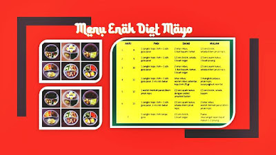 menu diet mayo