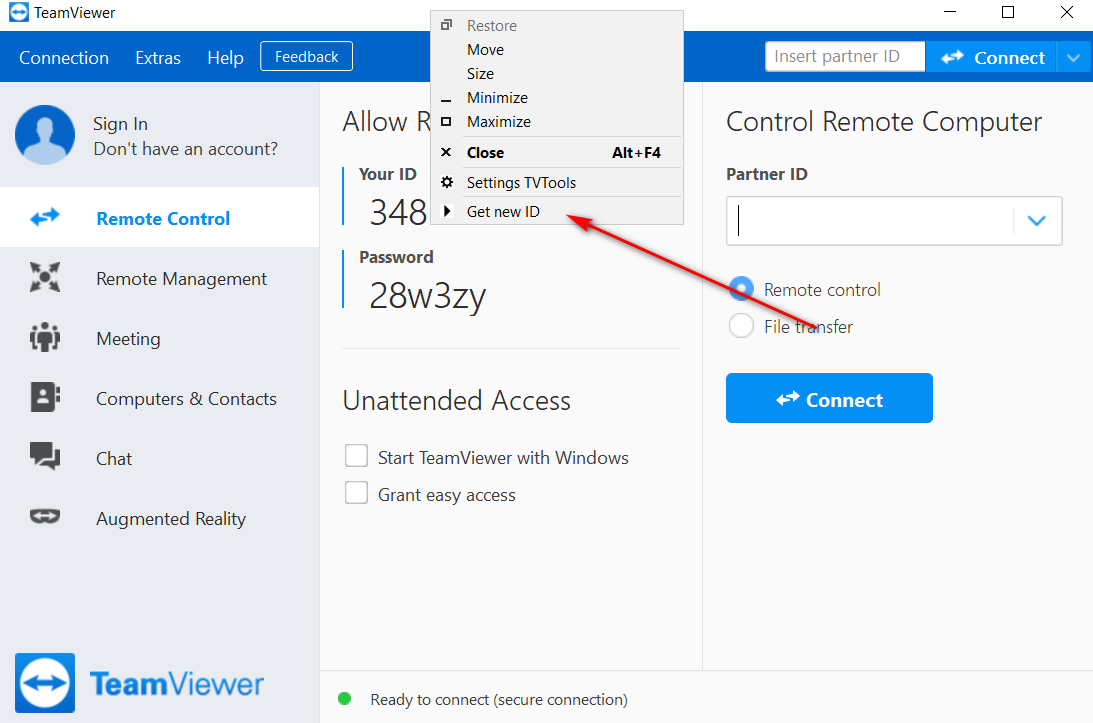 teamviewer reset free license