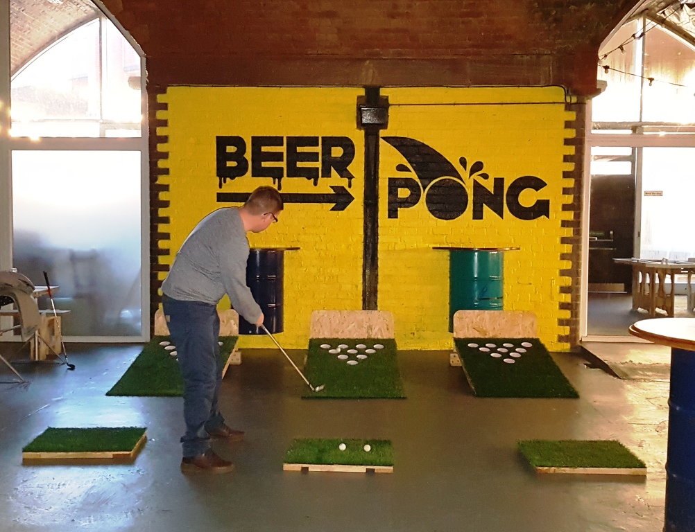 The Ham And Egger Files Golf Pong At Project B In Manchester
