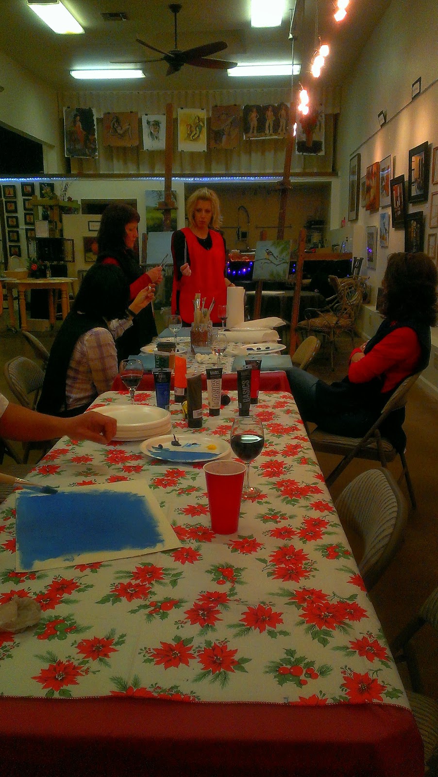 Patris Studio and Art Gallery Super fun Paint and Sips this weekend!