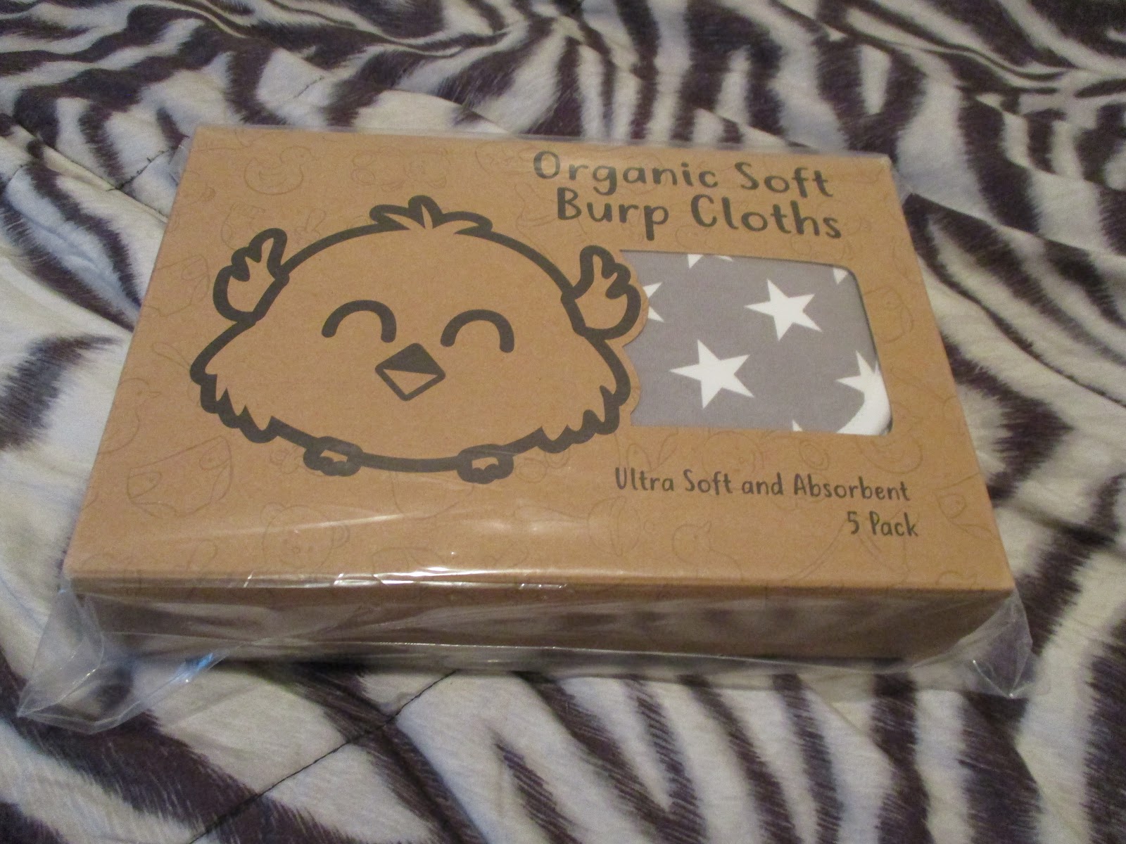 Missy's Product Reviews KeaBabies Organic Soft Burp Cloths Grayscape