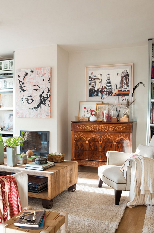 Mix and Chic: Home tour- A stylist's creative and beautiful Madrid home!