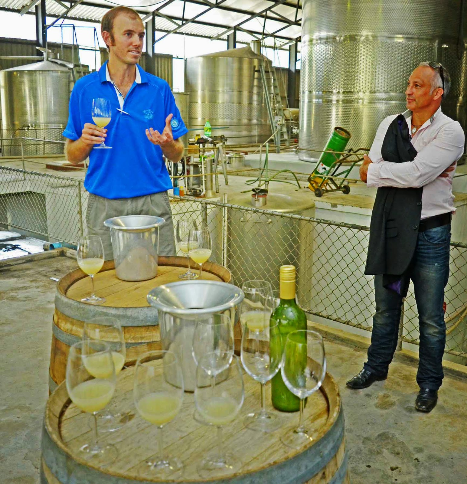 . A grape to glass day with Van Ryn brandy