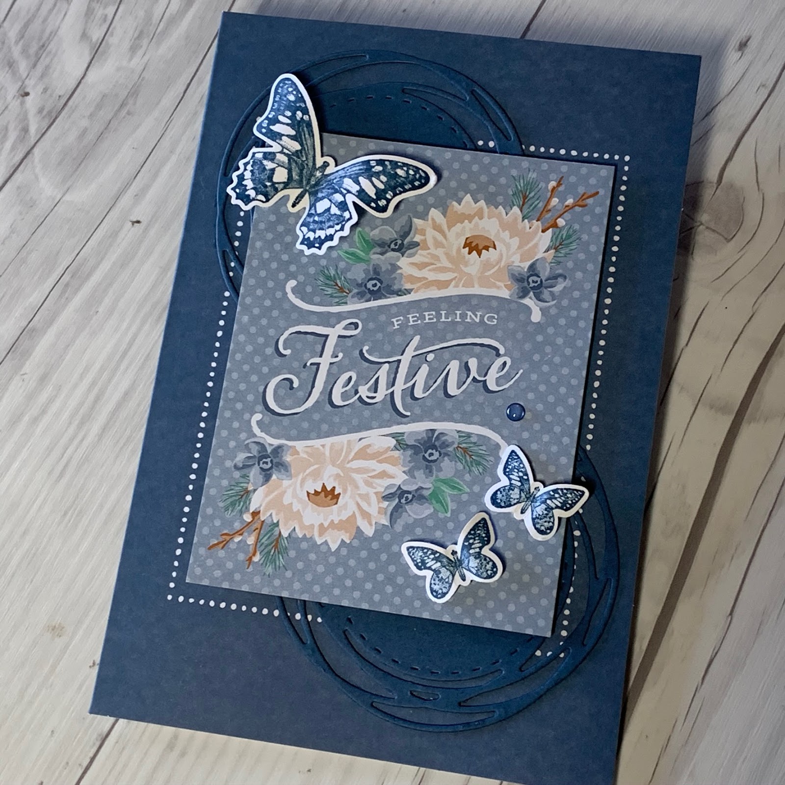 Misty Moonlight In Color Flowers For Every Season Card idea Stamped