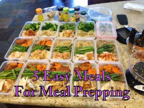 Diary of a Fit Mommy: 5 Easy Meals to Meal Prep Throughout the Week