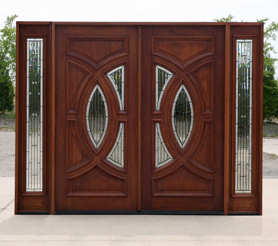 27 contoh gambar Model desain pintu minimalis kayu jati paling keren 