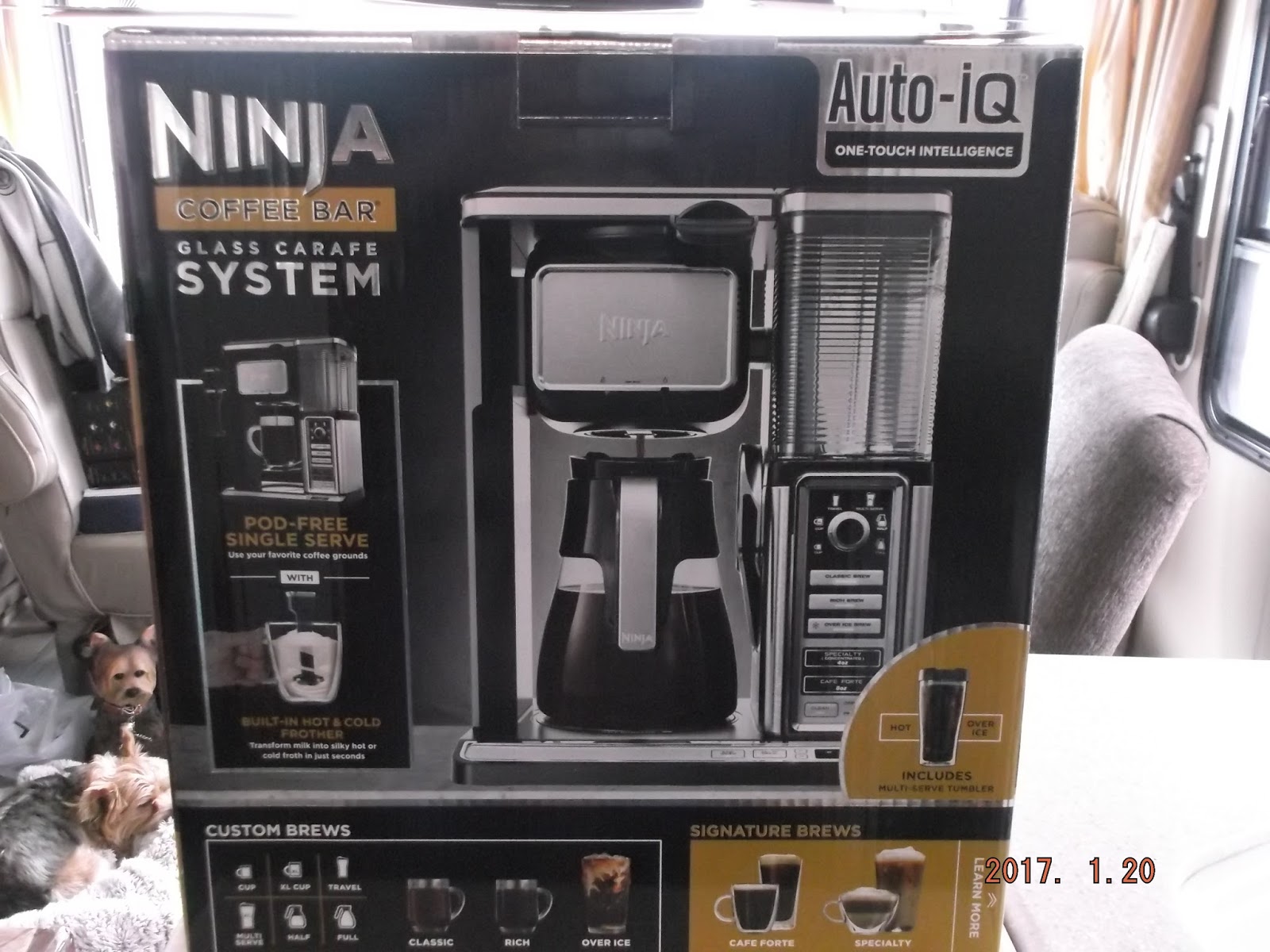 Ninja Coffee Bar with Glass Carafe and Built-inFrother 
