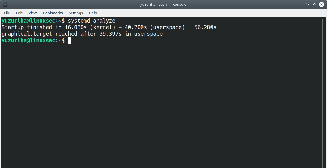 Melihat Kecepatan Booting Sistem Operasi Linux - LinuxSec
