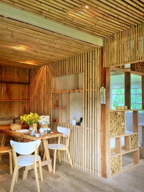 desain warung kopi sederhana dari bambu desain warung kopi dari bambu