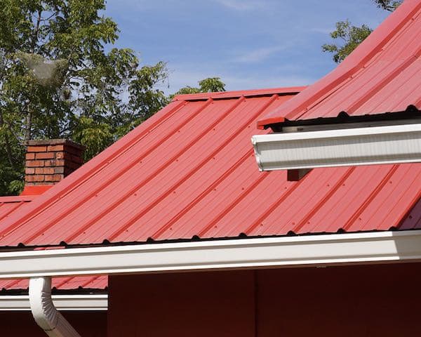 repainting a metal roof