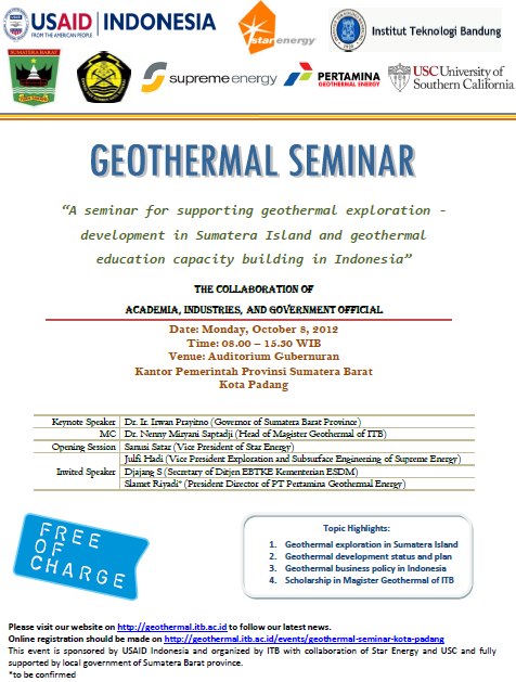 geothermal seminar