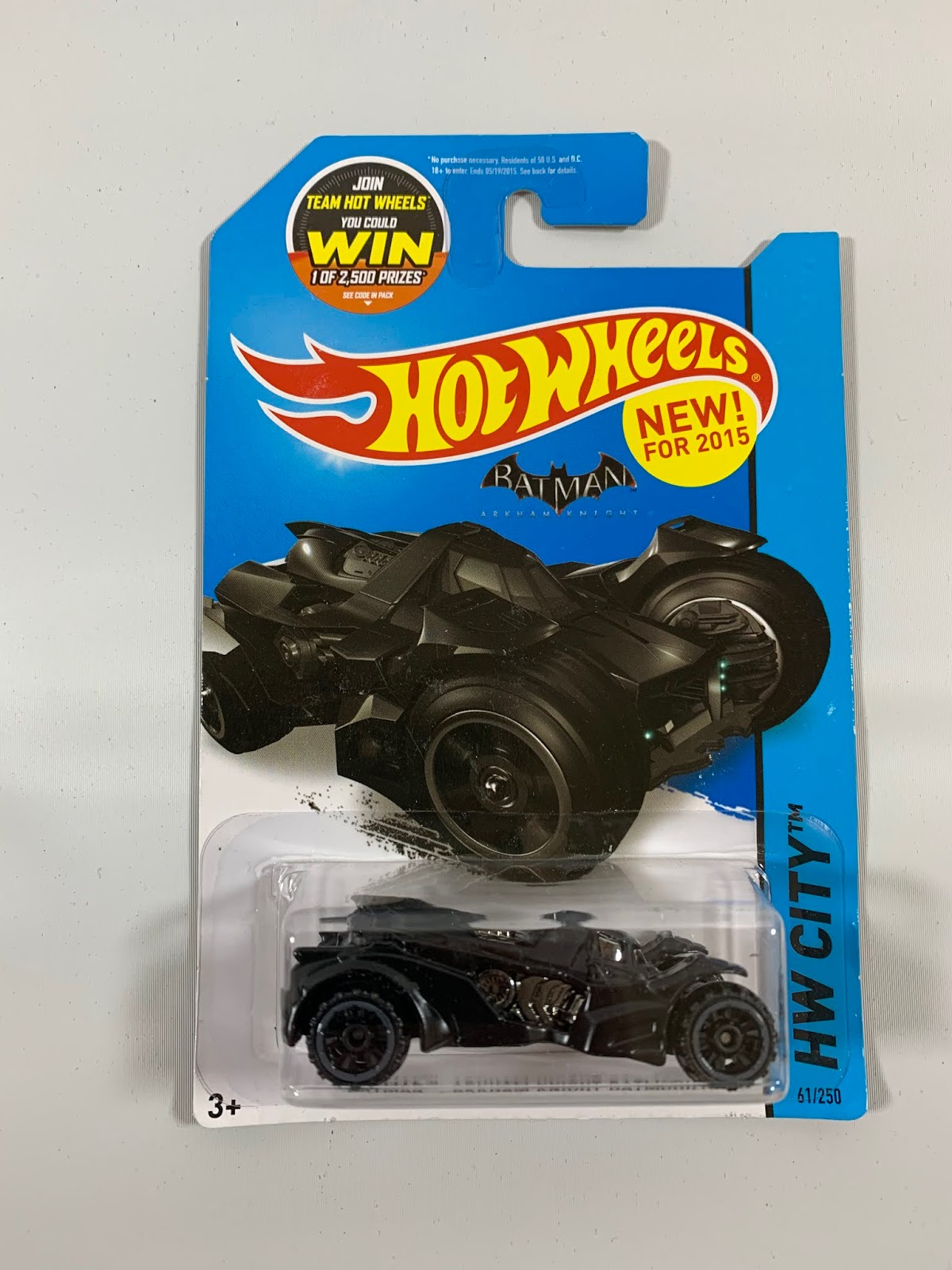 Batmobile Diecast Collection JME ARKHAM KNIGHT Hot Wheels