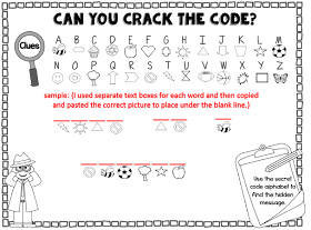 The Classroom Game Nook: Crack the Code! {FREEBIE!}