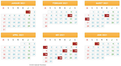 Download Kalender Pendidikan SD, SMP, SMA, dan SMK Tahun Pelajaran Baru