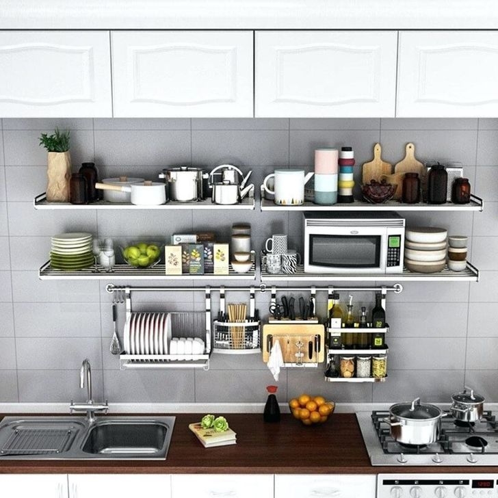 30+ Latest Kitchen Racks Design Ideas For Smart Mother