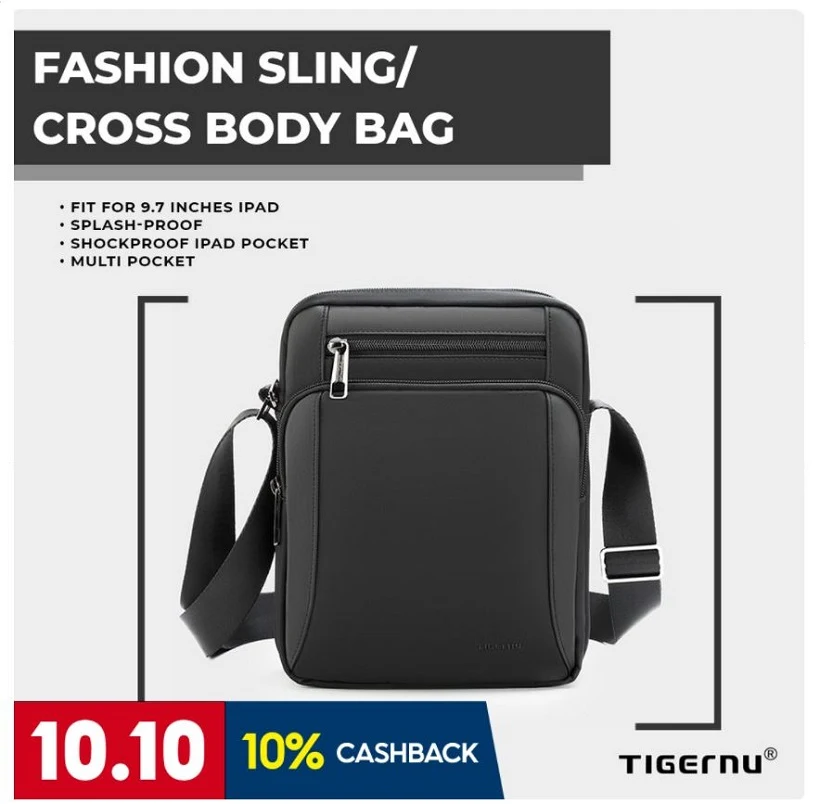 Tigernu T-L5191 Men and Women, Unisex Sling Shoulder Crossbody Bag