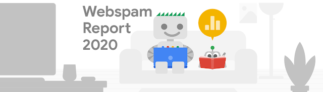 Immagine infografica del Webspam report logo.