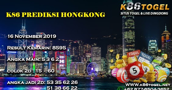 K86 Prediksi Jitu Togel Hongkong Hari Sabtu, 16 November
