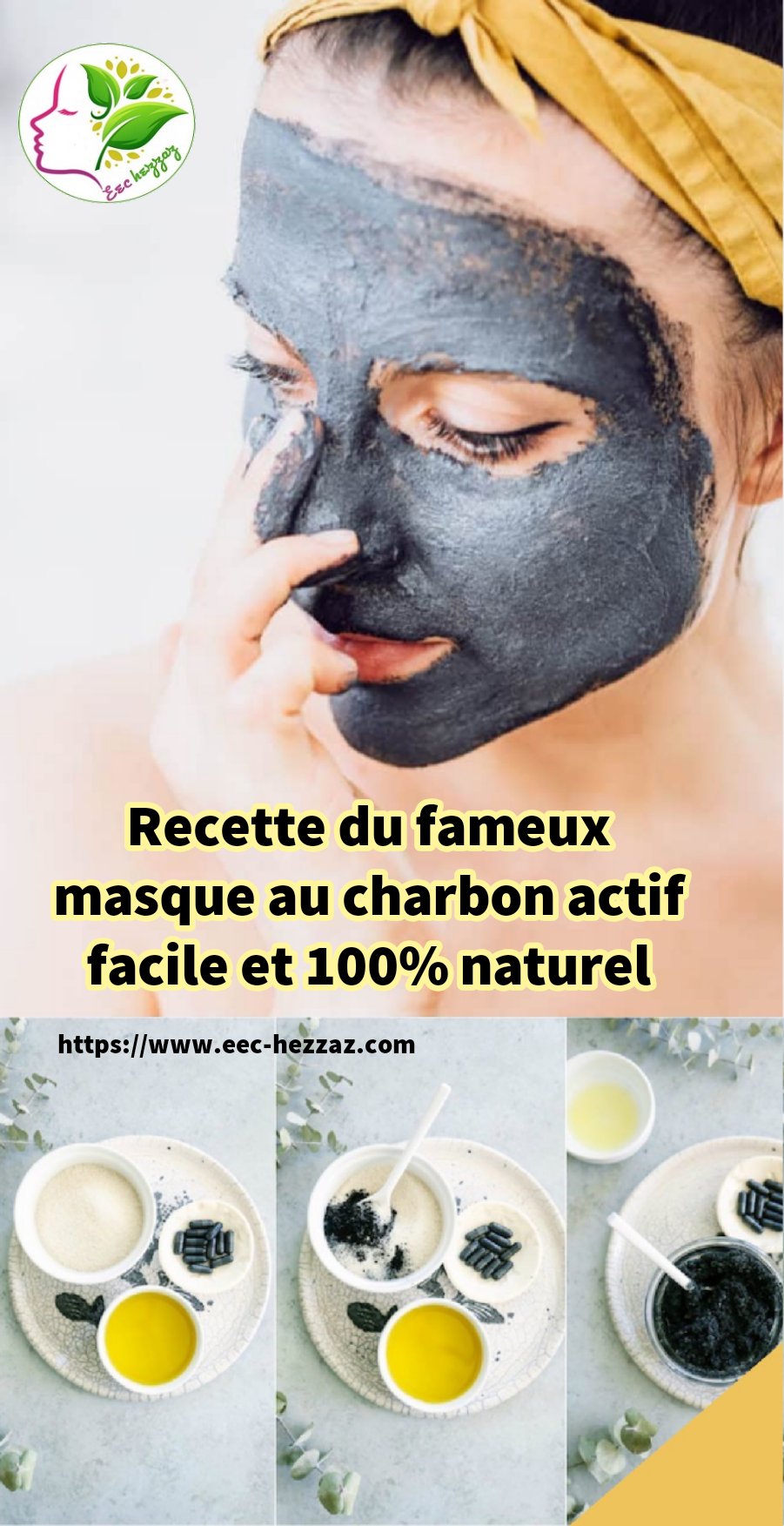 Recette du fameux masque au charbon actif facile et 100% naturel