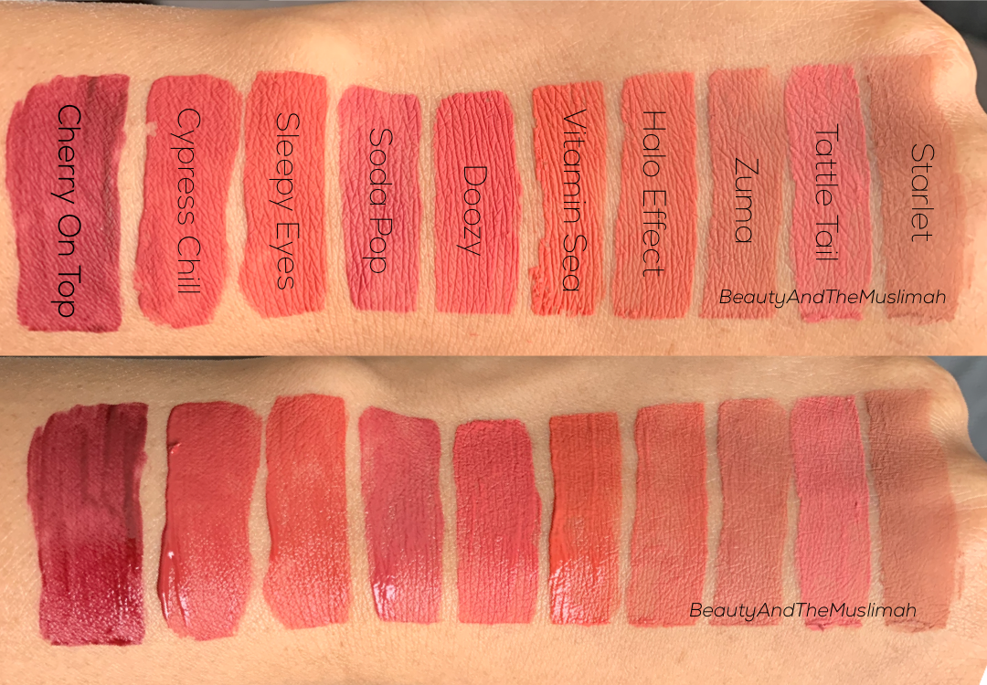 Colourpop Ultra Blotted Lip Swatches and Review Beauty And The Muslimah