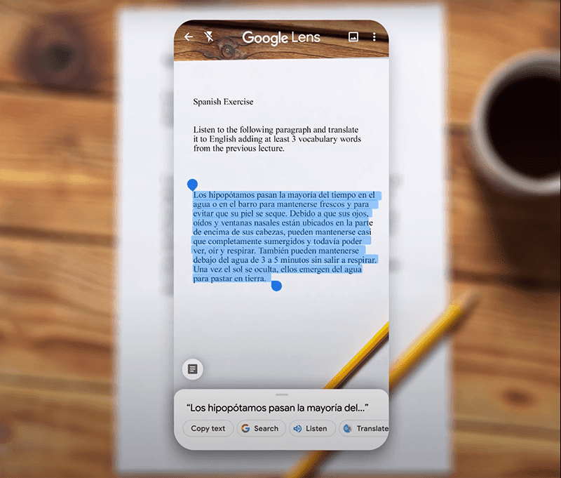 Google Lens now lets users copy text from paper to your smartphone!