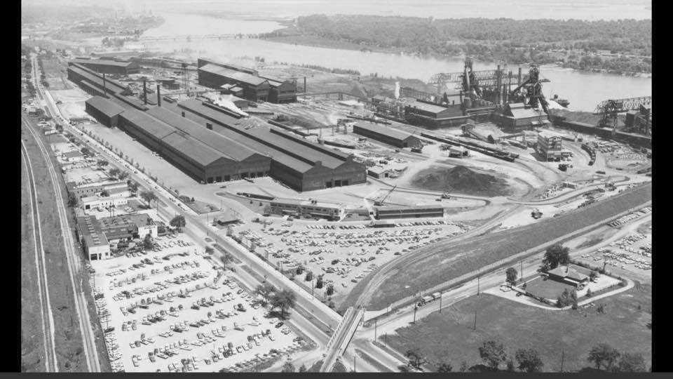 Towns and Nature Trenton, MI 1935 McLouth Steel and Sibley Quarry