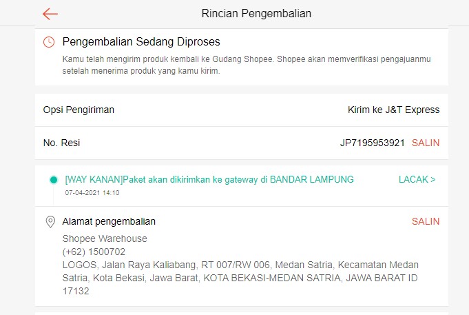 Cara Pengembalian Barang Tidak Sesuai Shopee an image