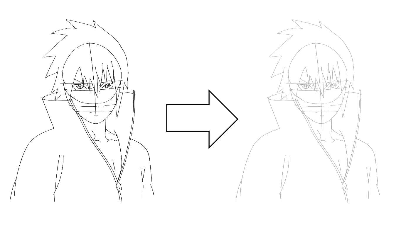Como Desenhar O Sasuke Uchiha Tutorial Passo a Passo