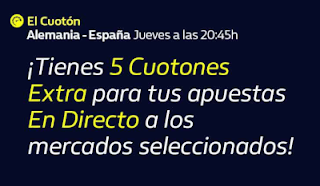 william hill El Cuotón Extra En Directo Alemania vs España 3-9-2020 william hill El Cuotón Extra En Directo Alemania vs España 3-9-2020