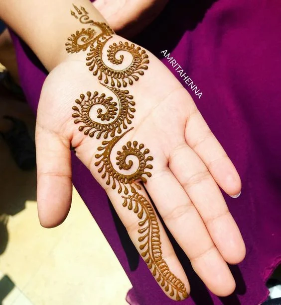 New Mehndi Designs – Beautiful Kids Mehndi Designs # i224