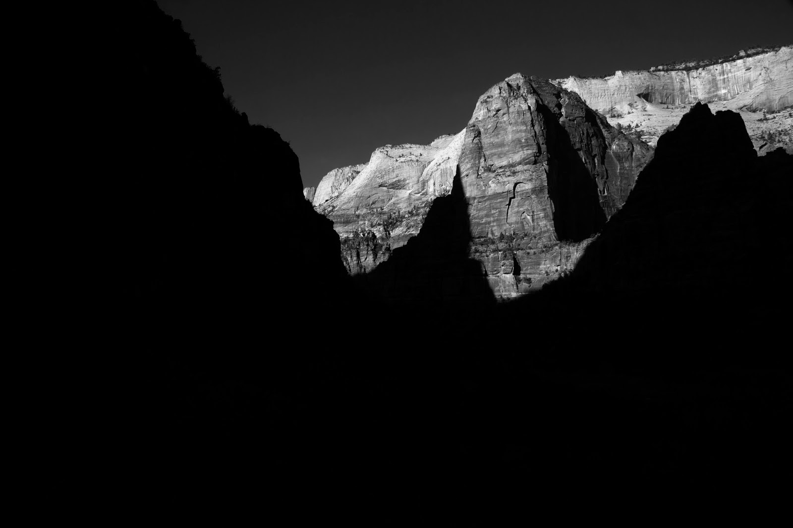 Benjamin Zack Photography Zion National Park in Black and White