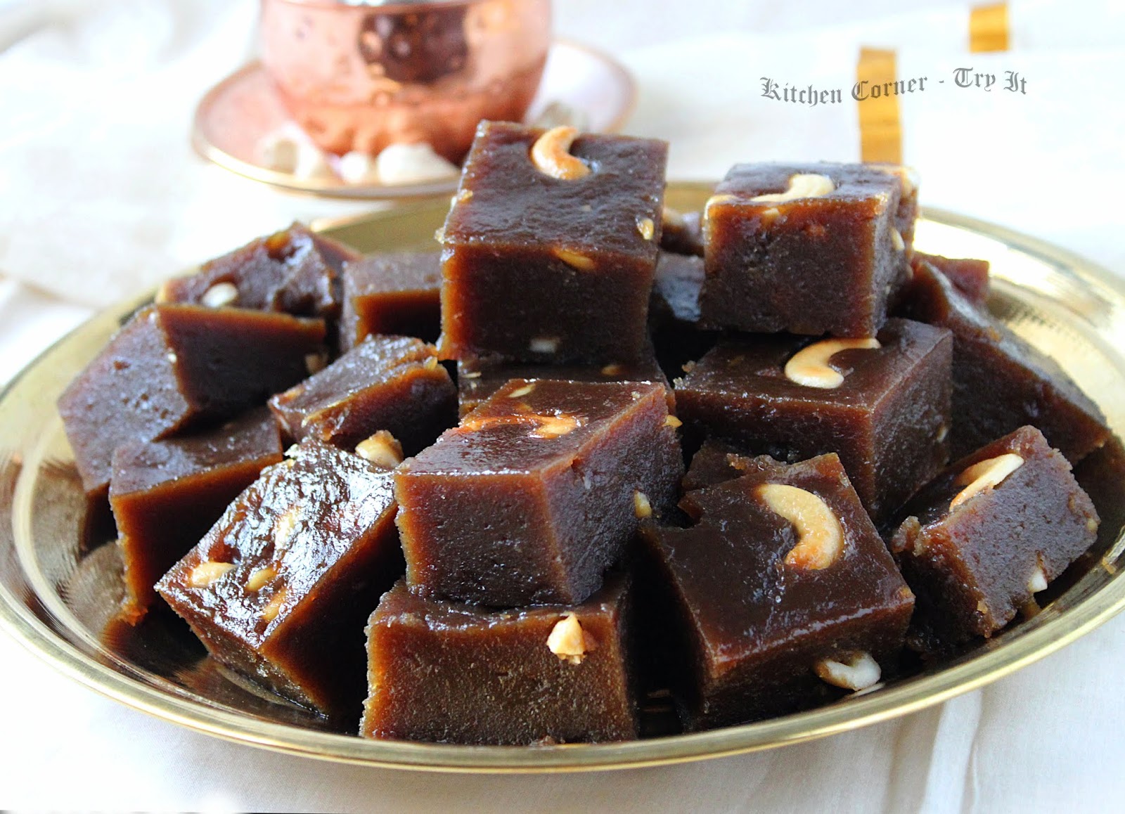 Kerala Black Halwa/ Karutha Halwa/ Rice Flour Halwa