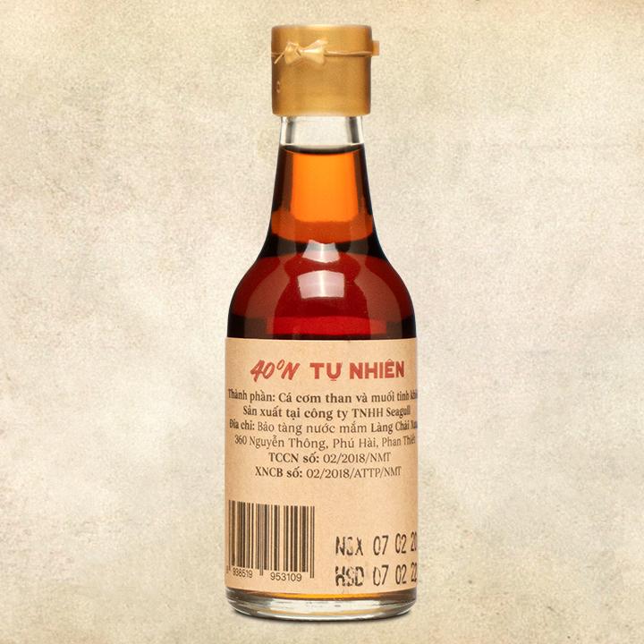 Nước Mắm Tĩn Nhãn Đỏ Cá Cơm Than Mini 40N 60Ml