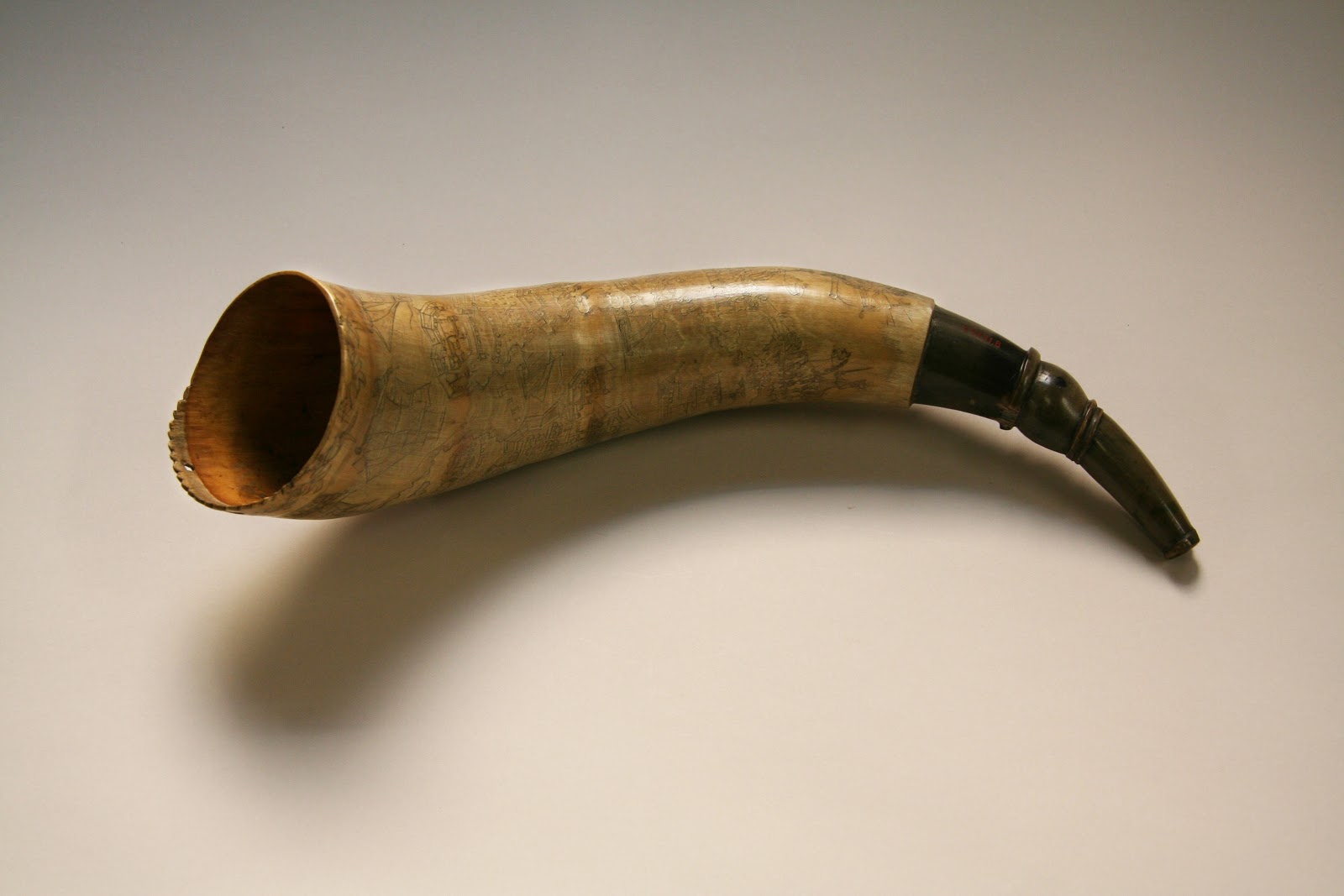 Contemporary Makers Antique Powder Horn