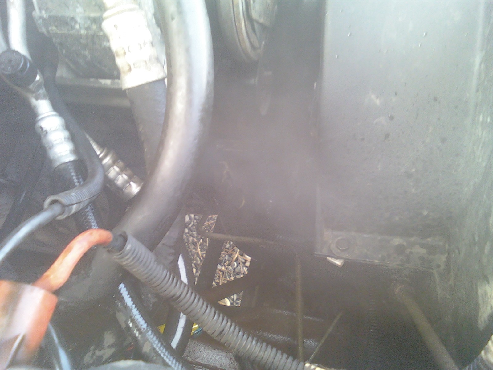 Shawn and Christena Werdebaugh serving in Slovenia Radiator Hose Blew