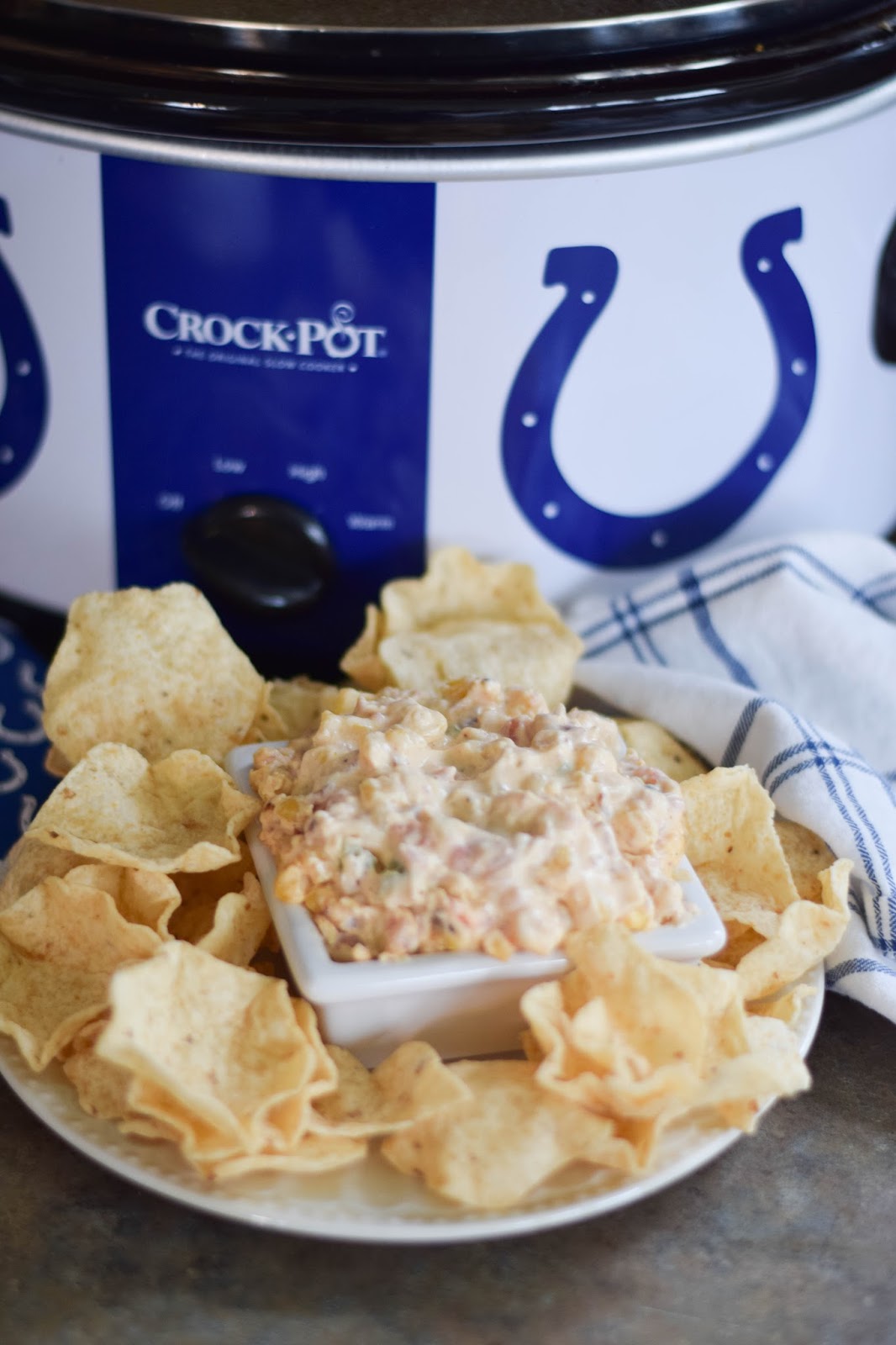 The Backroad Life Crock Pot Fiesta Corn Dip