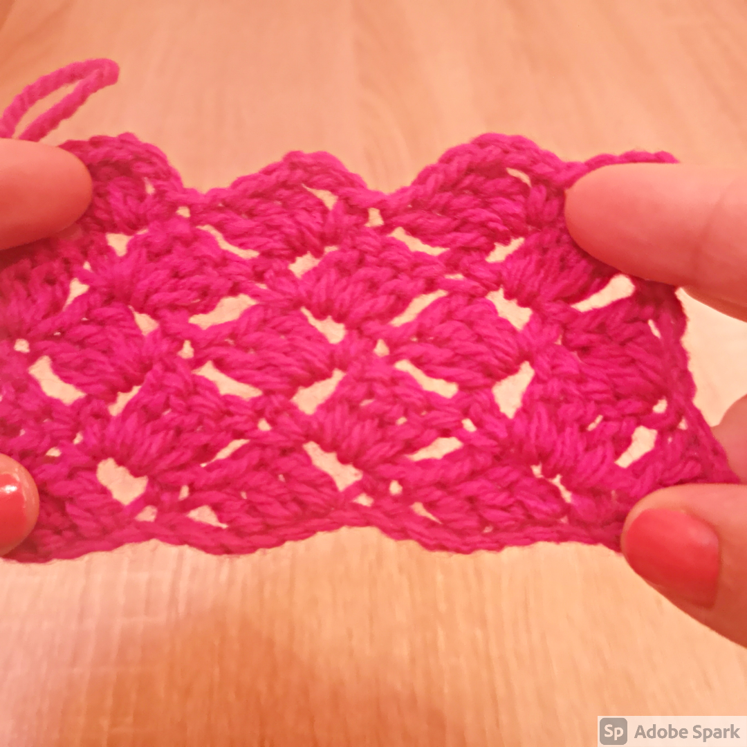 Crochet cross hatch stitch