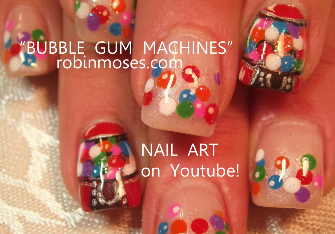 Nail Art by Robin Moses "pop art nails" "pop nails" "art pop nails