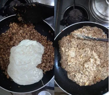 add-white-sauce-to-the-cooked-mince