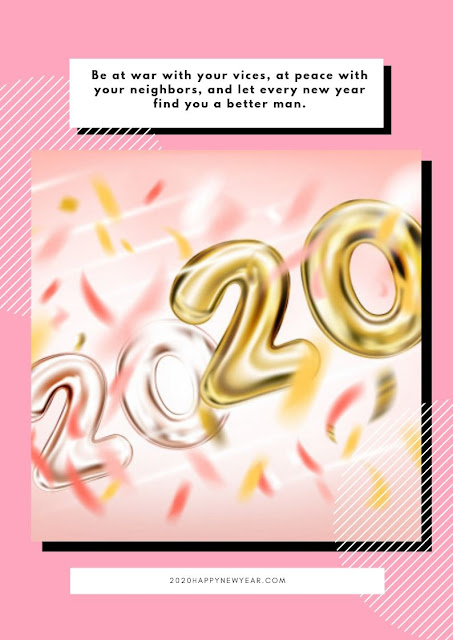 New Year 2020 Greeting Cards
