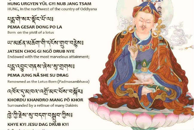 Bảy Dòng Cầu Nguyện Đức Liên Hoa Sanh – Thần Chú Mật Tông Tây Tạng