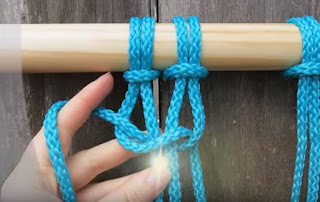 como hacer una hamaca de macrame paso a paso