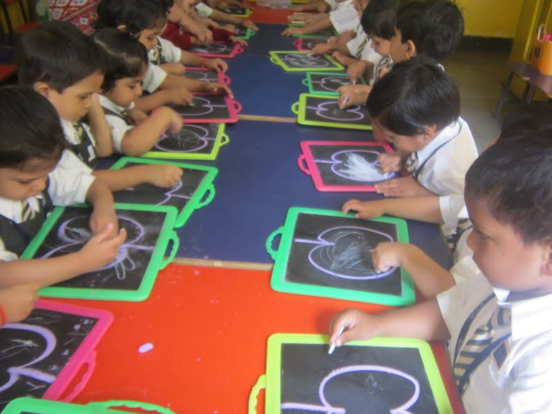 Slate The School Abids: Scribbling Activity Nursery