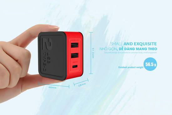 Củ sạc 2 cổng USB Remax RP-U24 Củ sạc 2 cổng USB Remax RP-U24